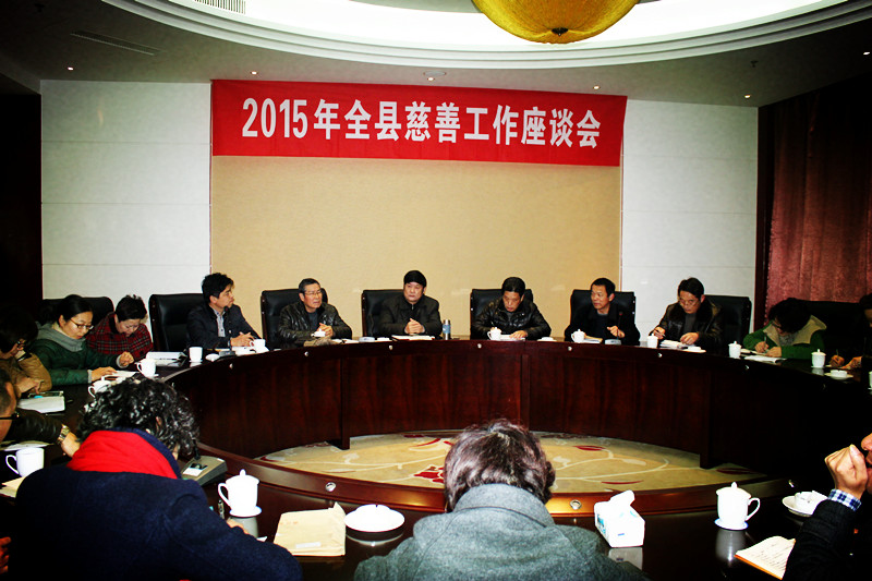 2015年全县慈善工作座谈会